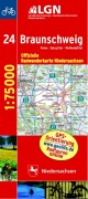 LGN Radwanderkarte 24 -Braunschweig-